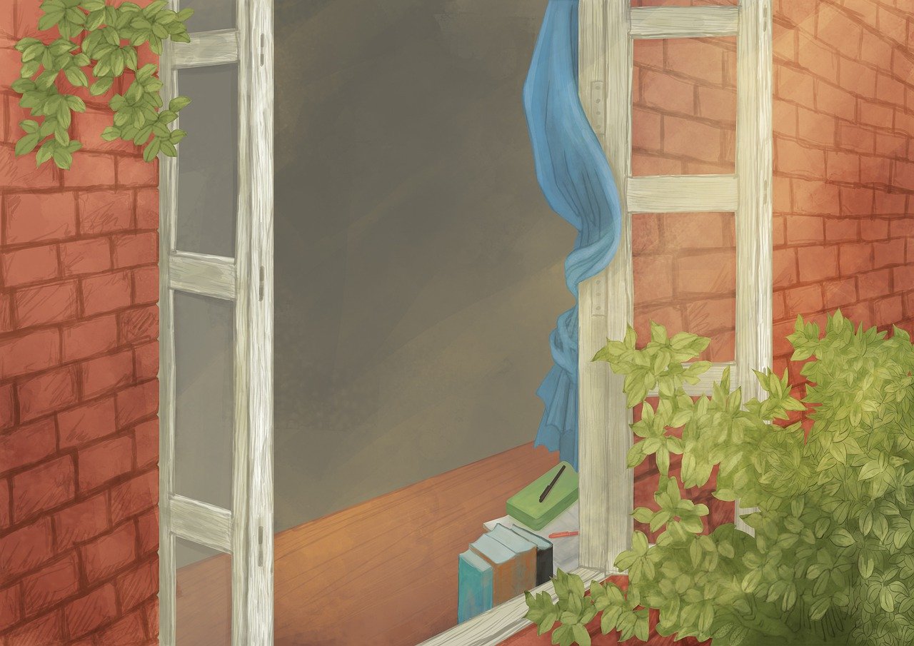 ¿Cómo colgar cortina en pared?
